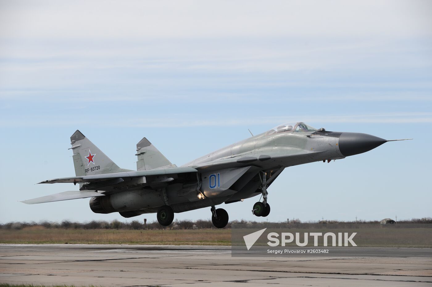 Air force units hold drill in Krasnodar Territory