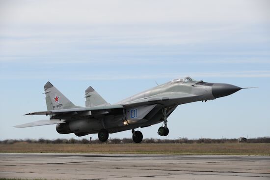 Air force units hold drill in Krasnodar Territory