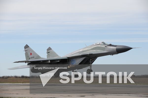 Air force units hold drill in Krasnodar Territory