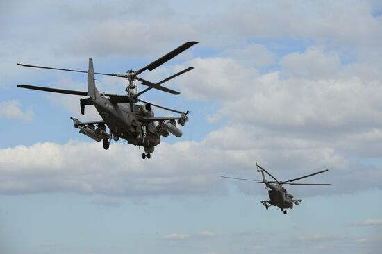 Air force units hold drill in Krasnodar Territory