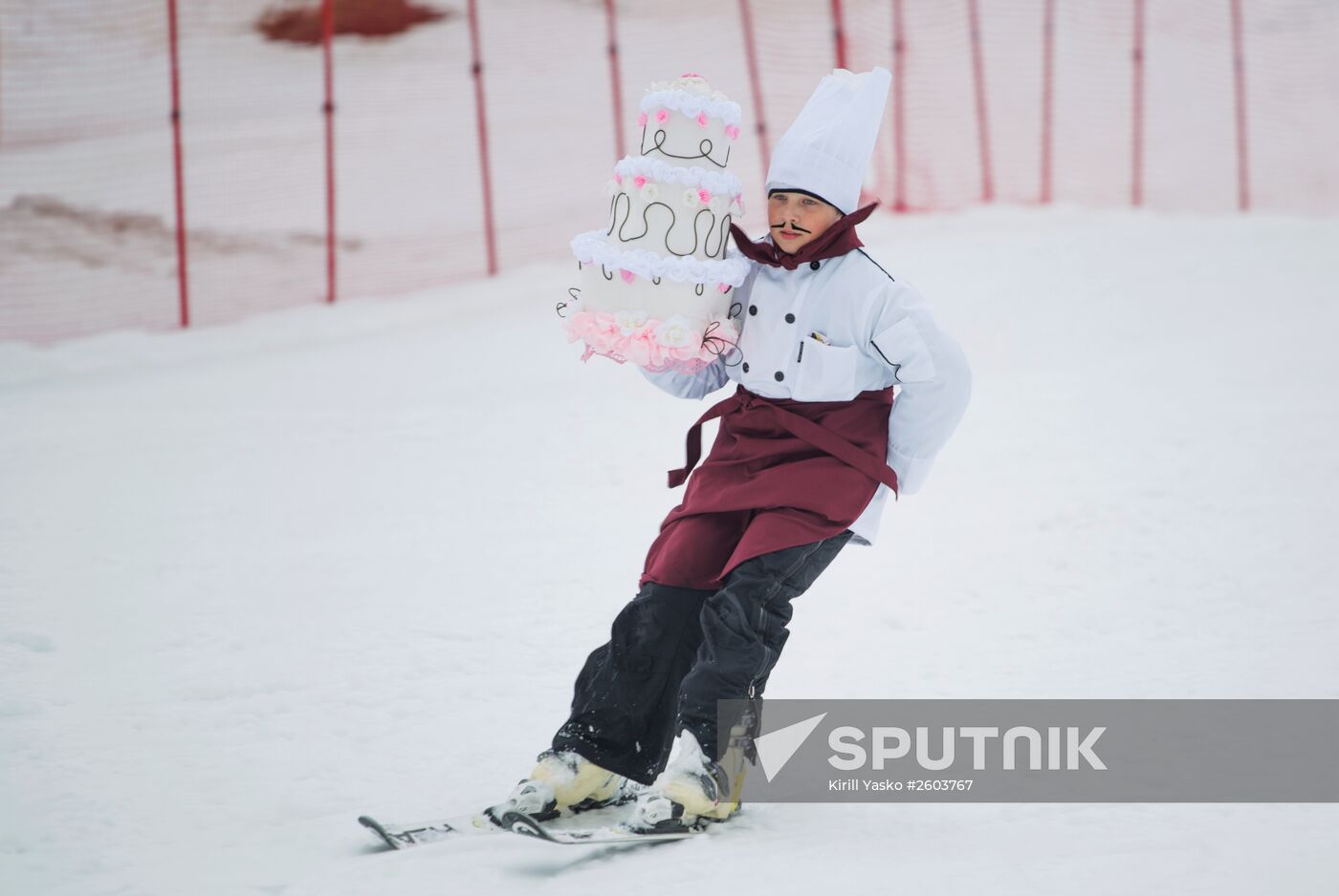 Snow carnival in Yuzhno-Sakhalinsk