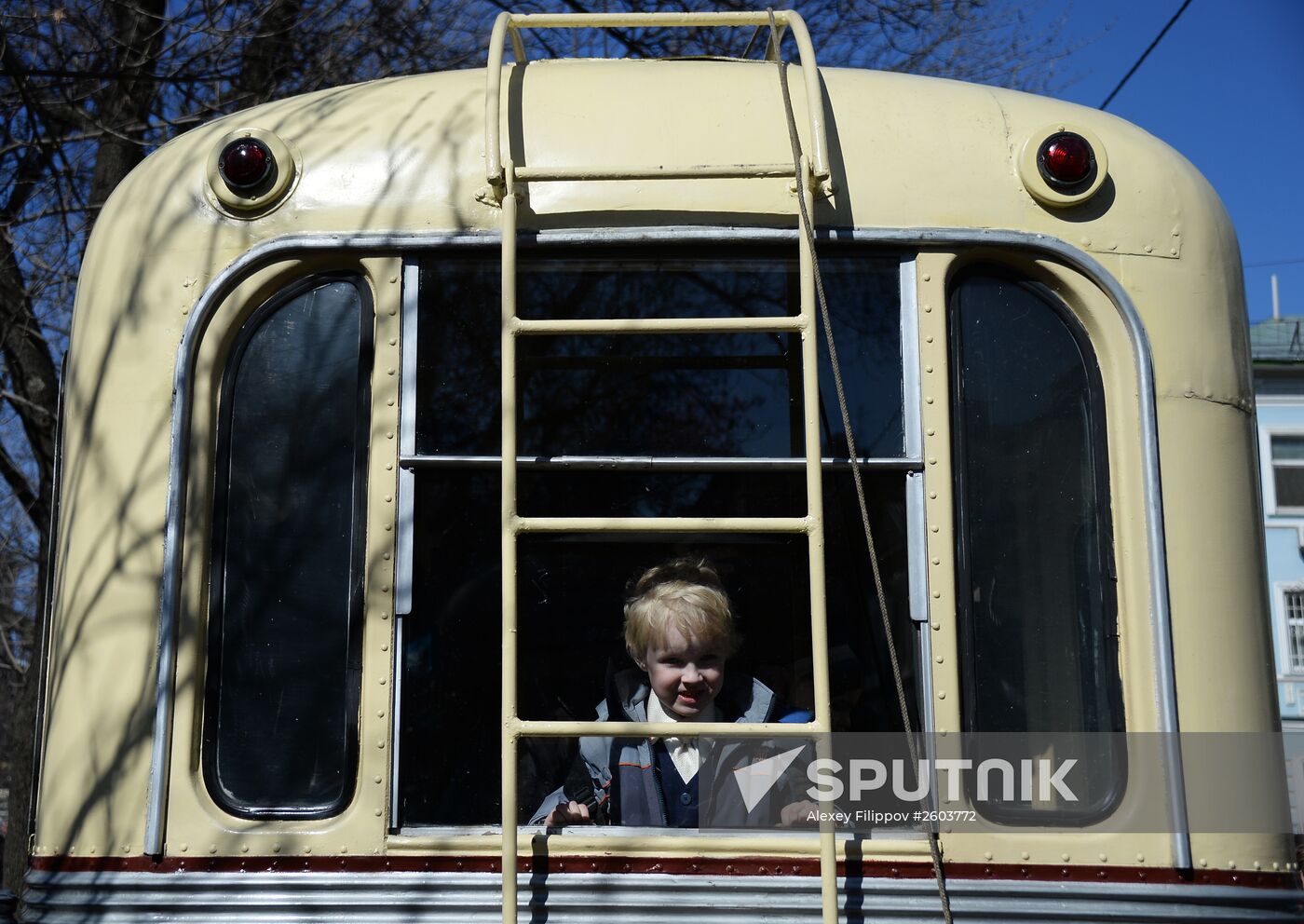 Tram parade "116 Years to Moscow Trams"