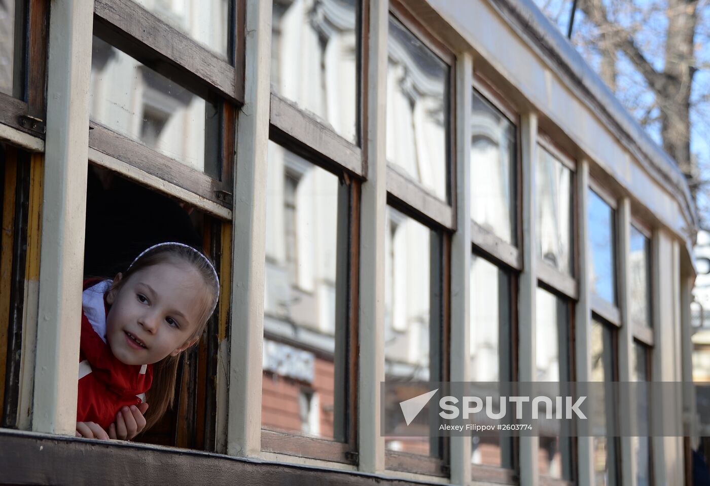 Tram parade "116 Years to Moscow Trams"