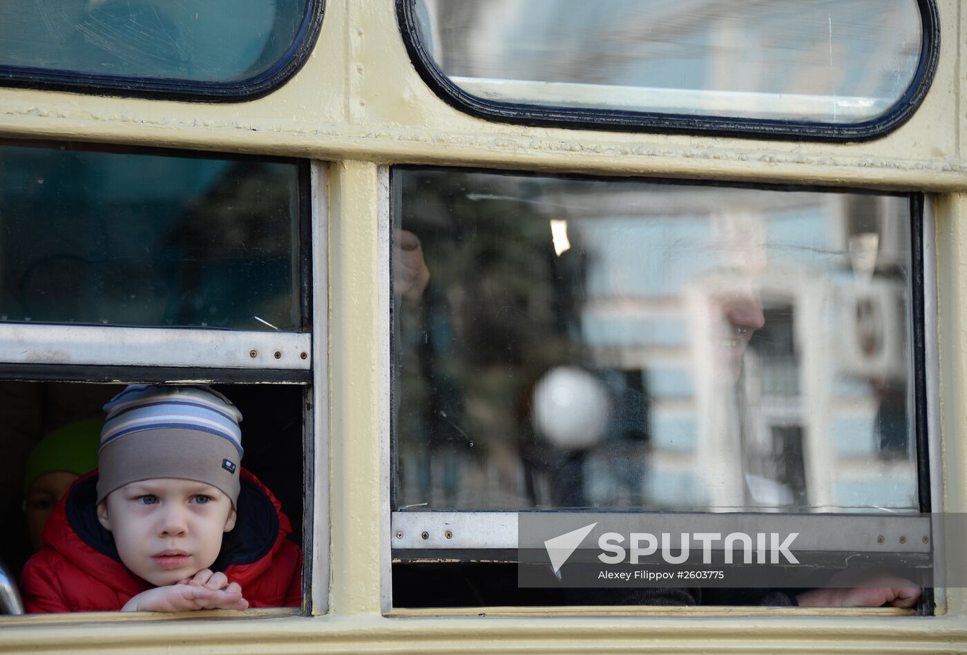 Tram parade "116 Years to Moscow Trams"