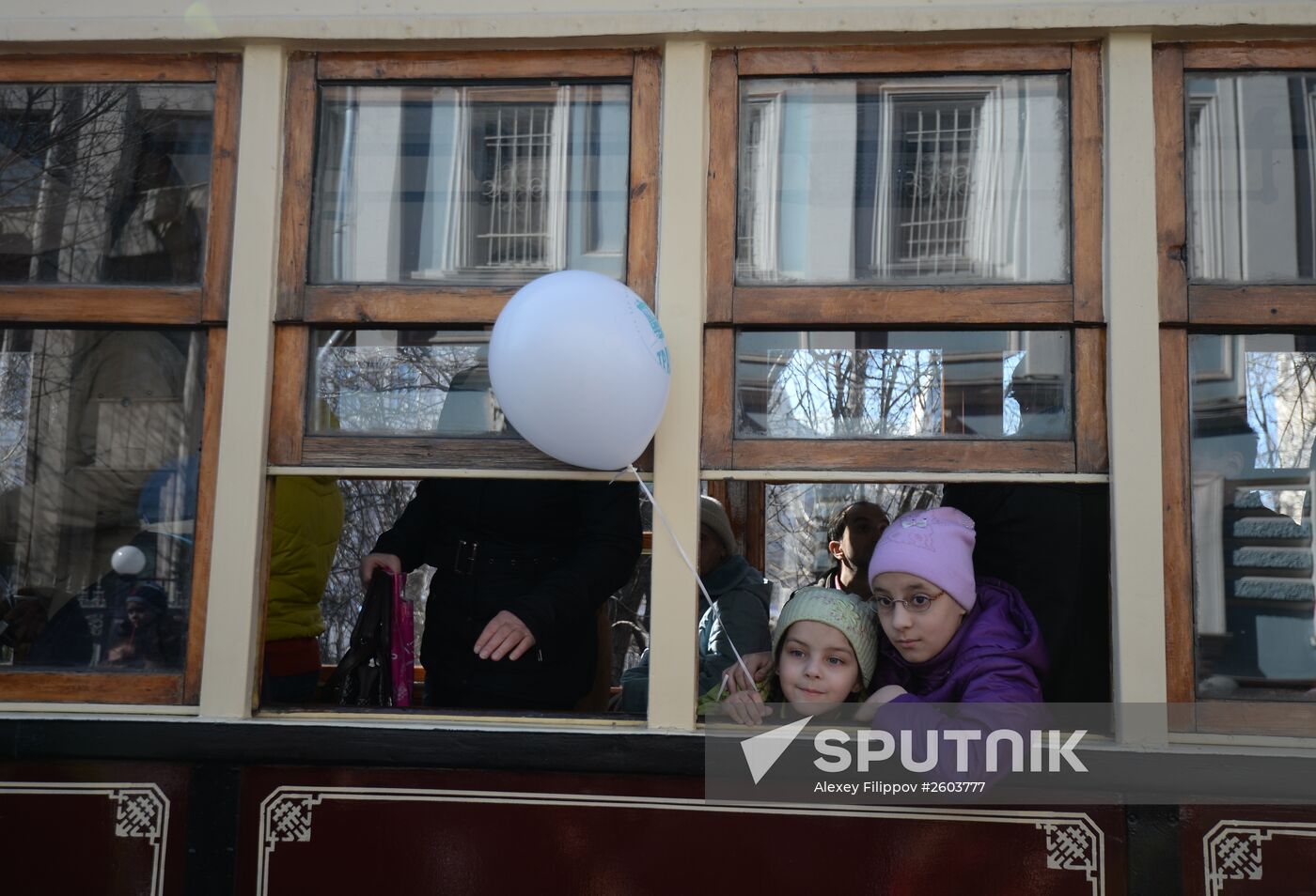 Tram parade "116 Years to Moscow Trams"