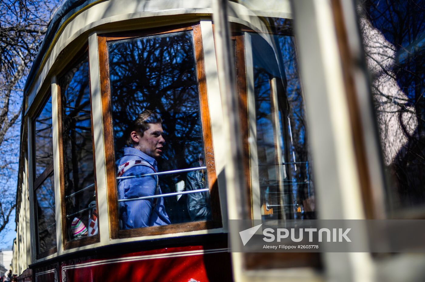 Tram parade "116 Years to Moscow Trams"