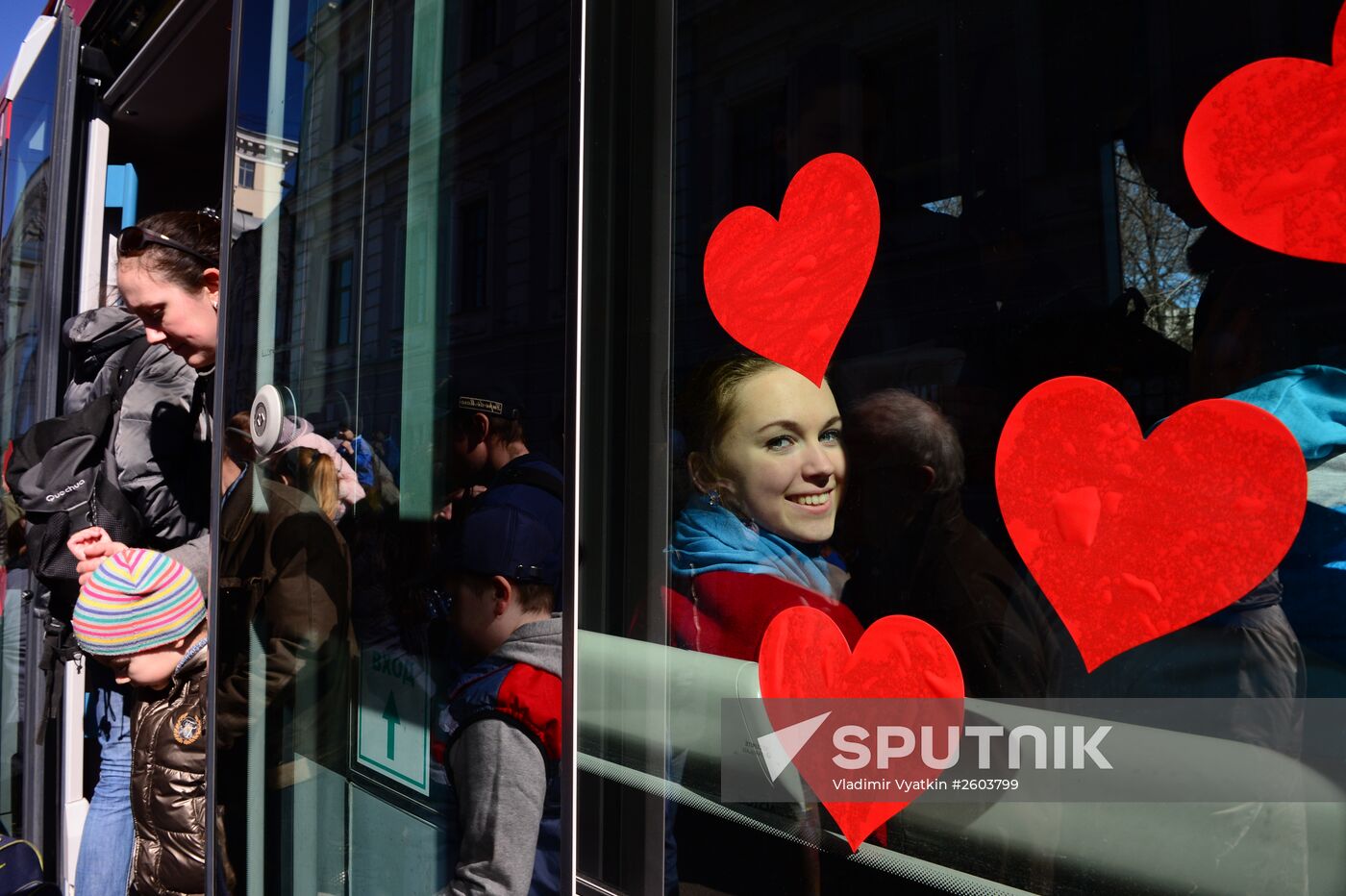 Tram parade "116 Years to Moscow Trams"