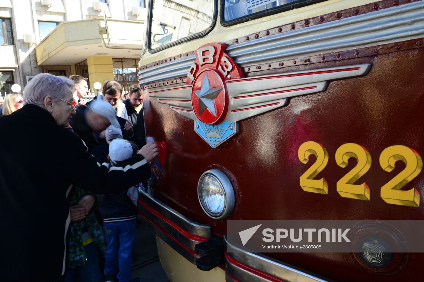 Tram parade "116 Years to Moscow Trams"