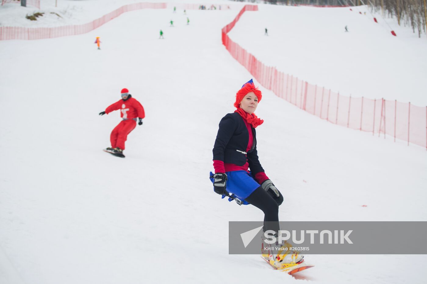 Snow carnival in Yuzhno-Sakhalinsk