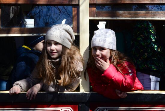 Tram parade "116 Years to Moscow Trams"