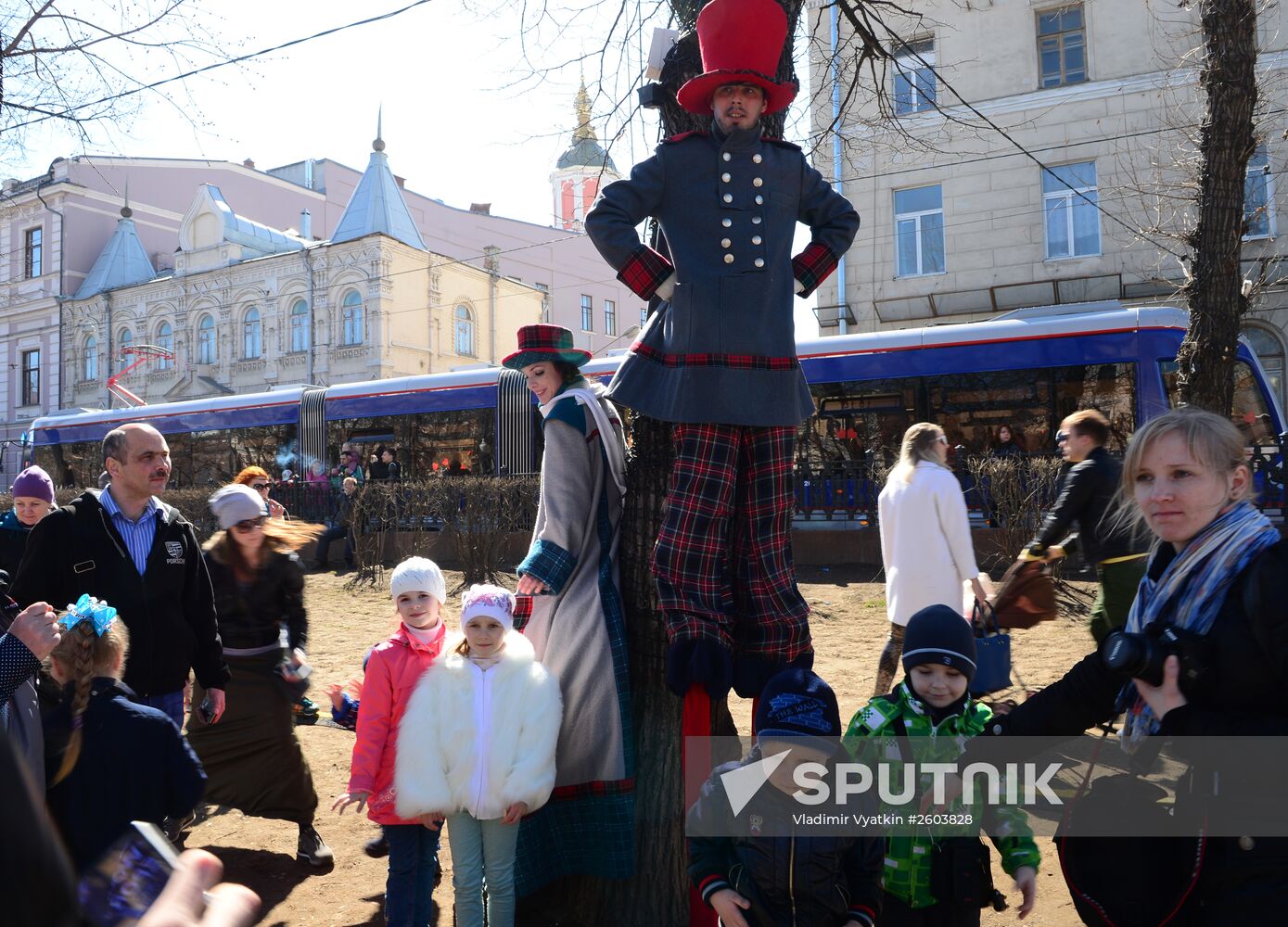 Tram parade "116 Years to Moscow Trams"