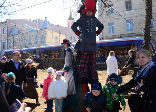Tram parade "116 Years to Moscow Trams"
