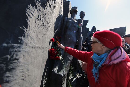 Rally devoted to International Day of Liberation of Nazi Concentration Camp Inmates