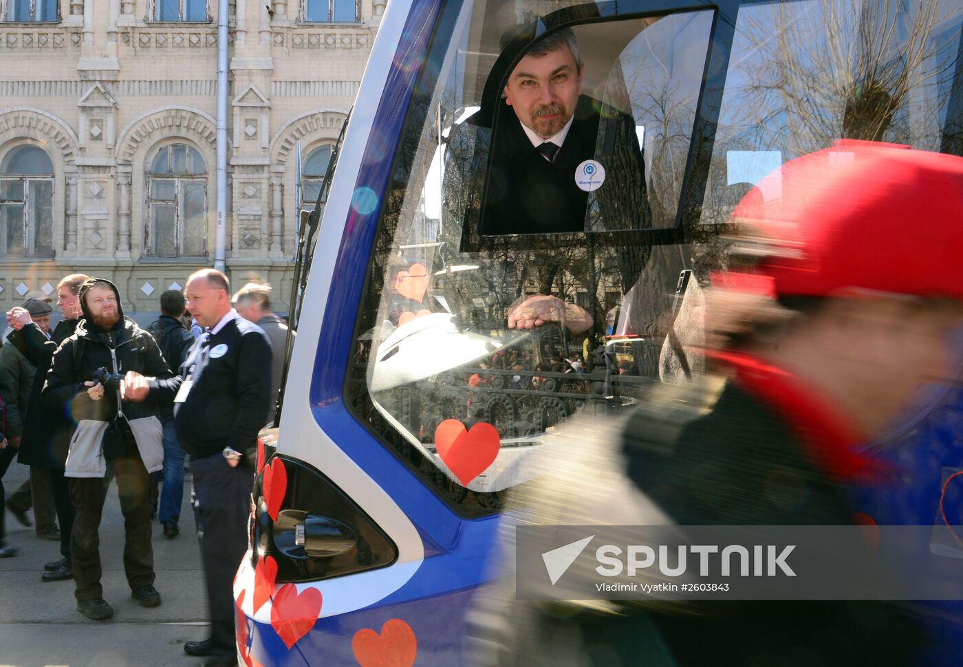Tram parade "116 Years to Moscow Trams"