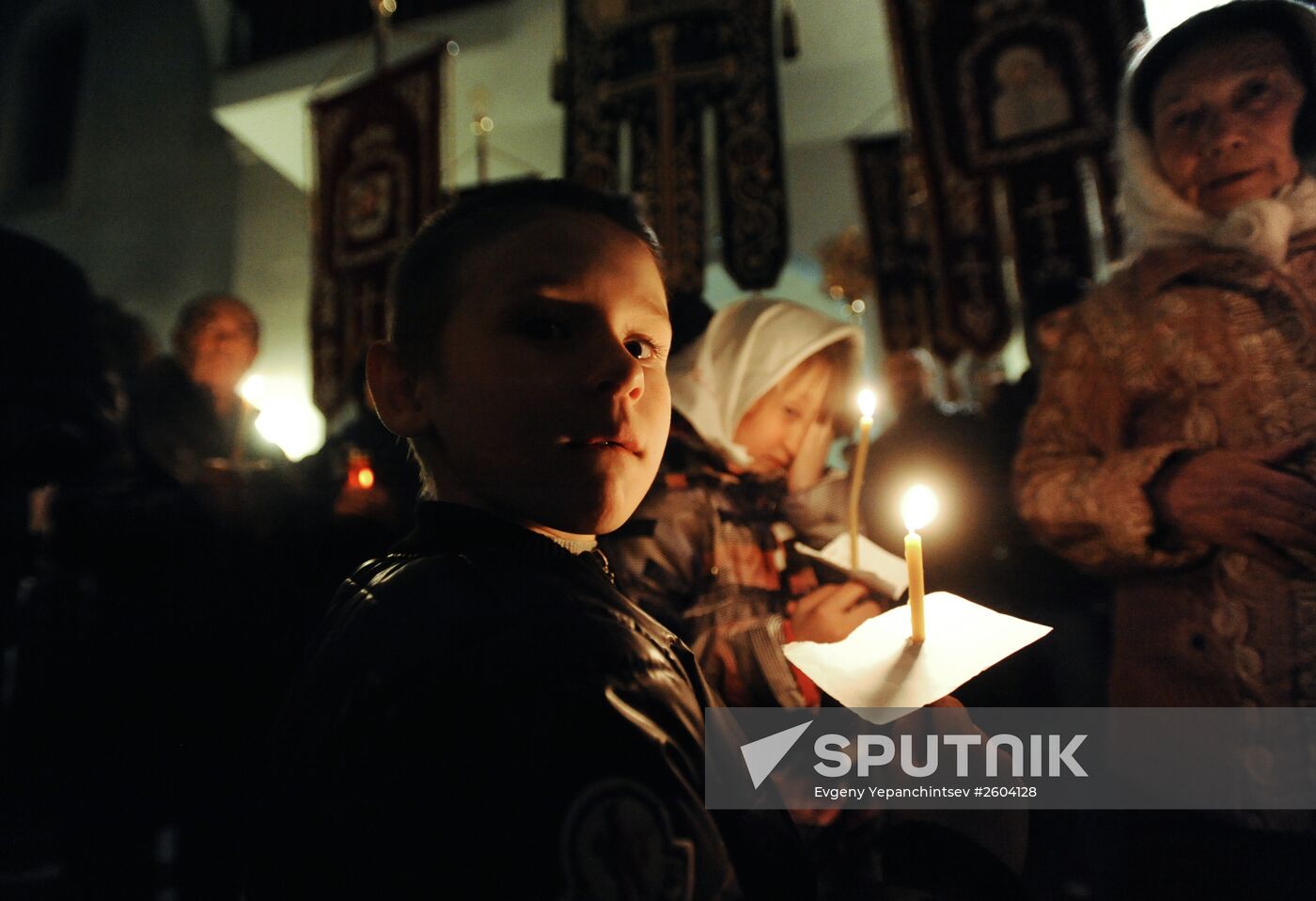 Orthodox Christians celebrate Easter in Russia