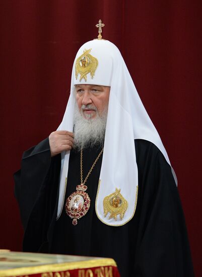 Easter service in Moscow's Cathedral of Christ the Savior