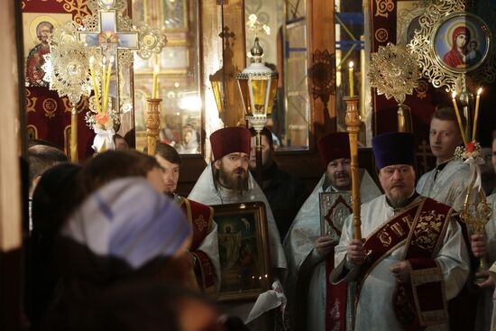 Orthodox Easter celebrated in Russia