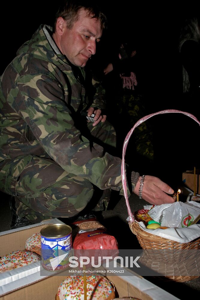 Orthodox Easter celebrated in Donetsk