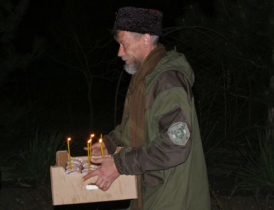 Orthodox Easter celebrated in Donetsk