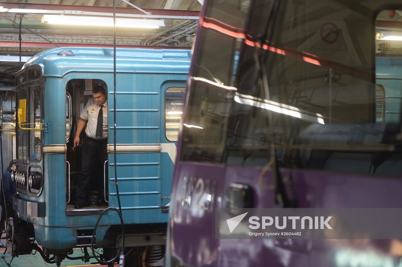 Presentation of Moscow metro's new train wagons