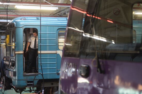 Presentation of Moscow metro's new train wagons