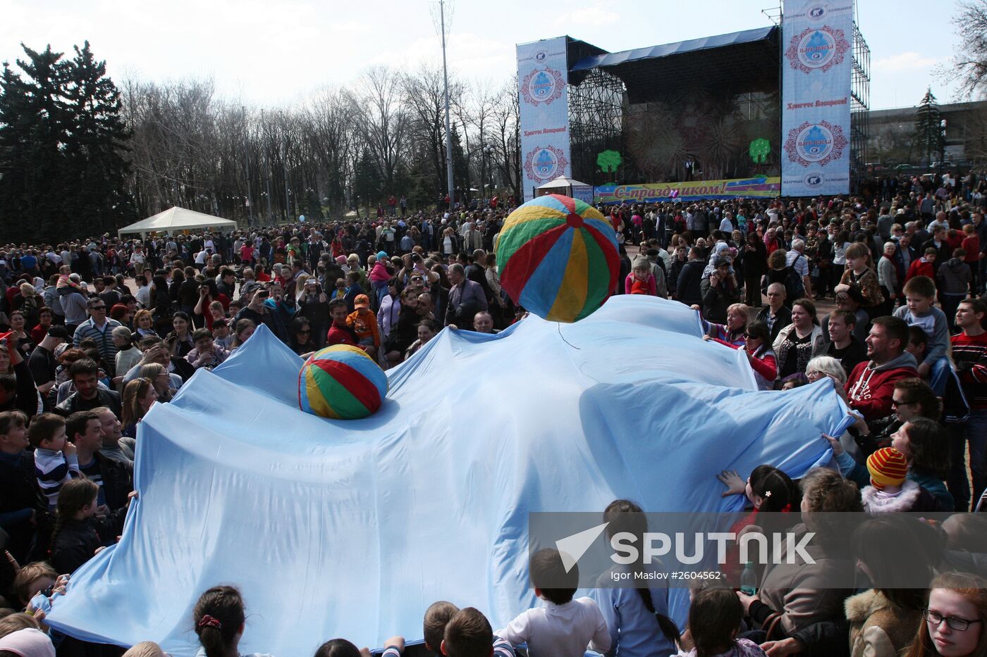 Orthodox Easter celebrated in Donetsk