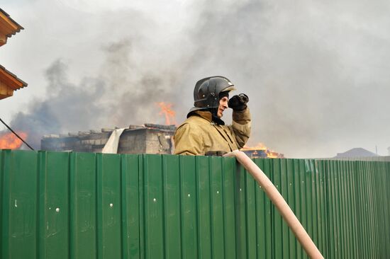Fires in Zabaykalsky Krai