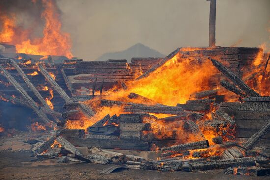 Fires in Zabaykalsky Krai