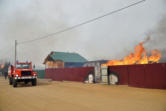 Fires in Zabaykalsky Krai