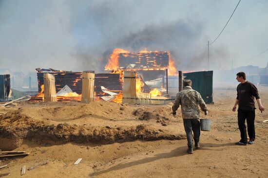Fires in Zabaykalsky Krai