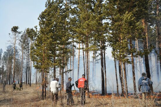 Fires in Zabaykalsky Krai