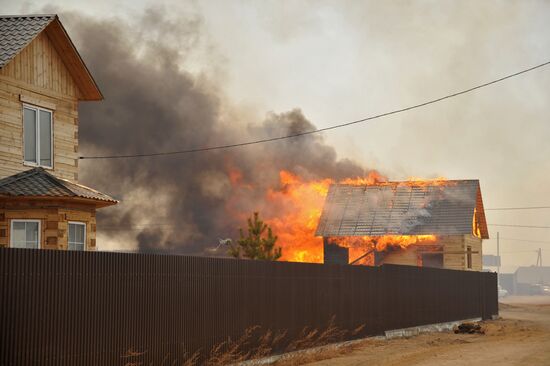 Fires in Zabaykalsky Krai