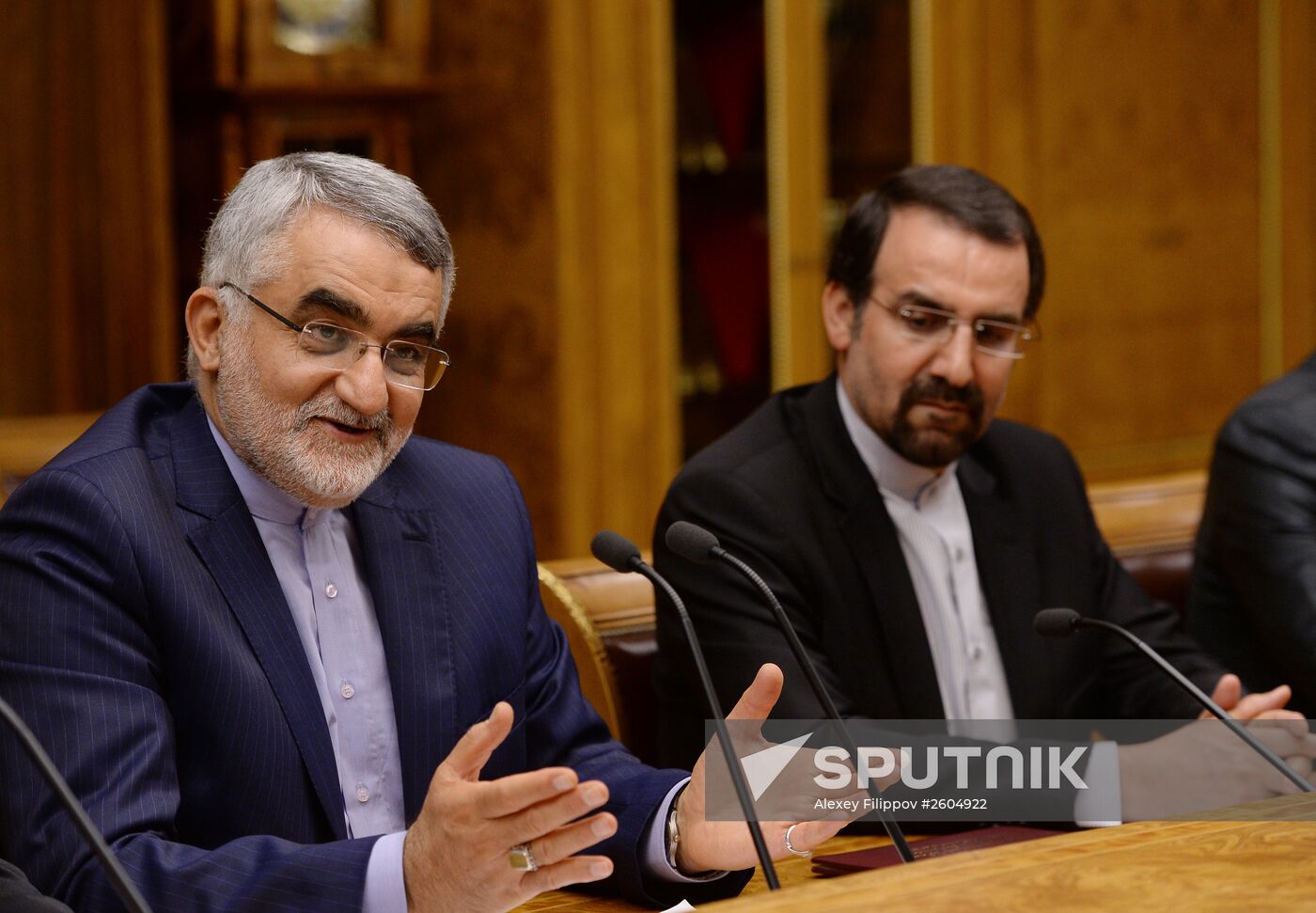 State Duma Speaker Sergei Naryshkin's meeting with Chairman of Iranian National Security and Foreign Policy Commission