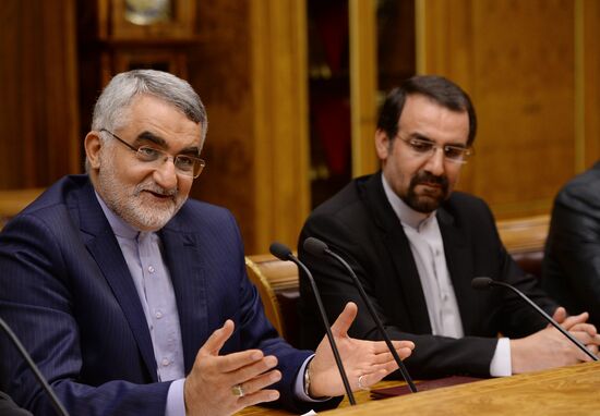 State Duma Speaker Sergei Naryshkin's meeting with Chairman of Iranian National Security and Foreign Policy Commission