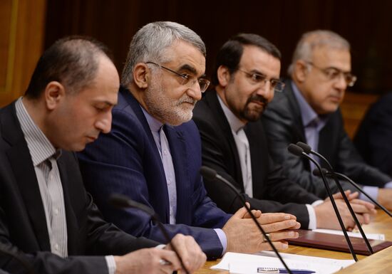 State Duma Speaker Sergei Naryshkin's meeting with Chairman of Iranian National Security and Foreign Policy Commission