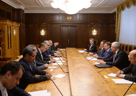 State Duma Speaker Sergei Naryshkin's meeting with Chairman of Iranian National Security and Foreign Policy Commission