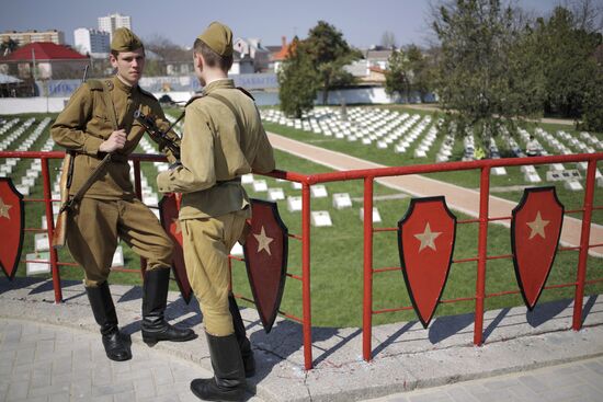 The 71st anniversary of liberation of Simferopol from Nazi troops
