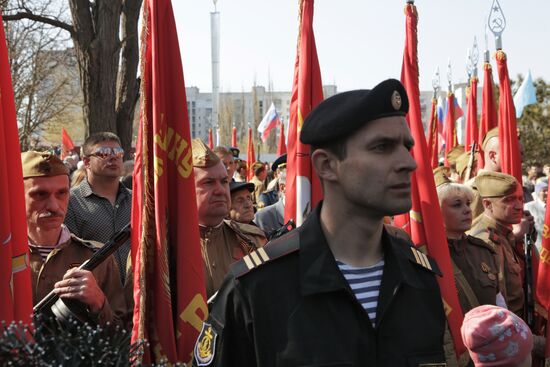 The 71st anniversary of liberation of Simferopol from Nazi troops