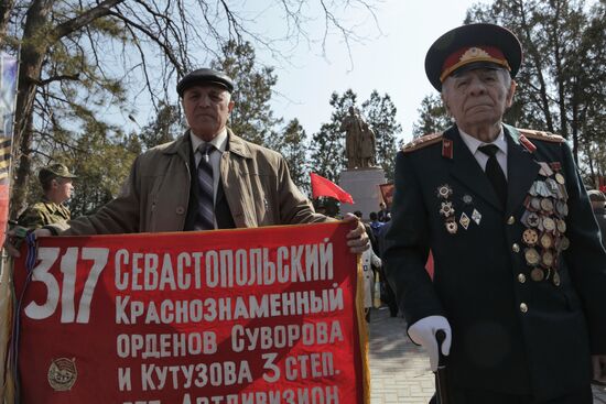 The 71st anniversary of liberation of Simferopol from Nazi troops