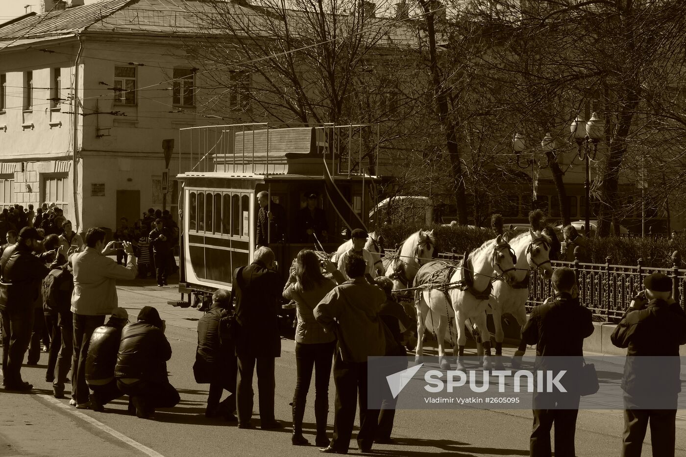 Tram parade "116 Years to Moscow Trams"