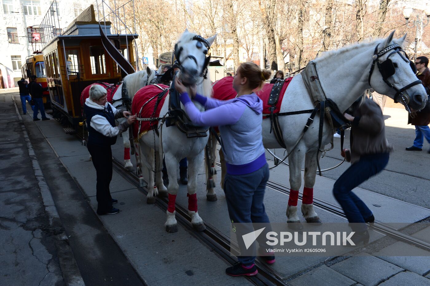 Tram parade "116 Years to Moscow Trams"