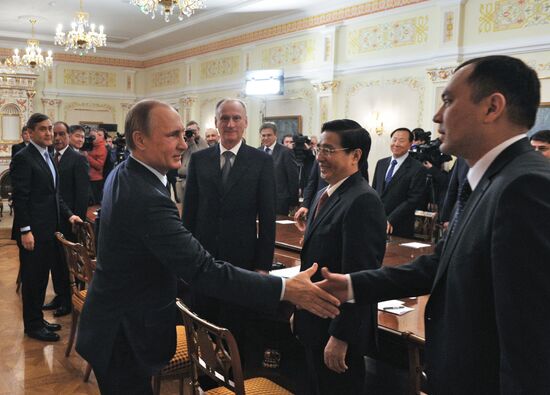 Russian President V.Putin meets with SCO national security councils' secretaries