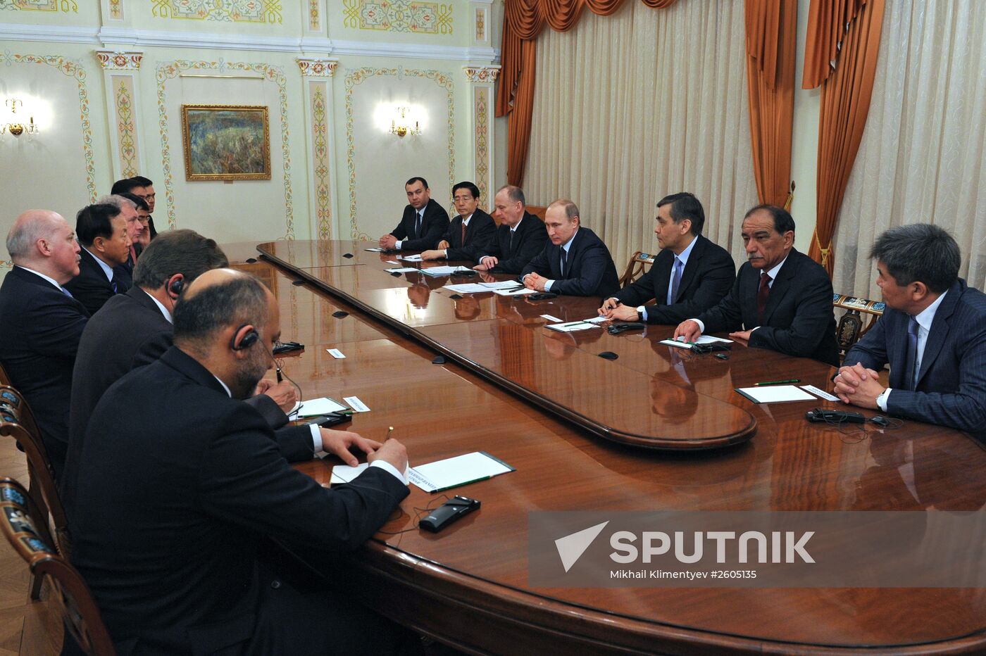 Russian President V.Putin meets with SCO national security councils' secretaries