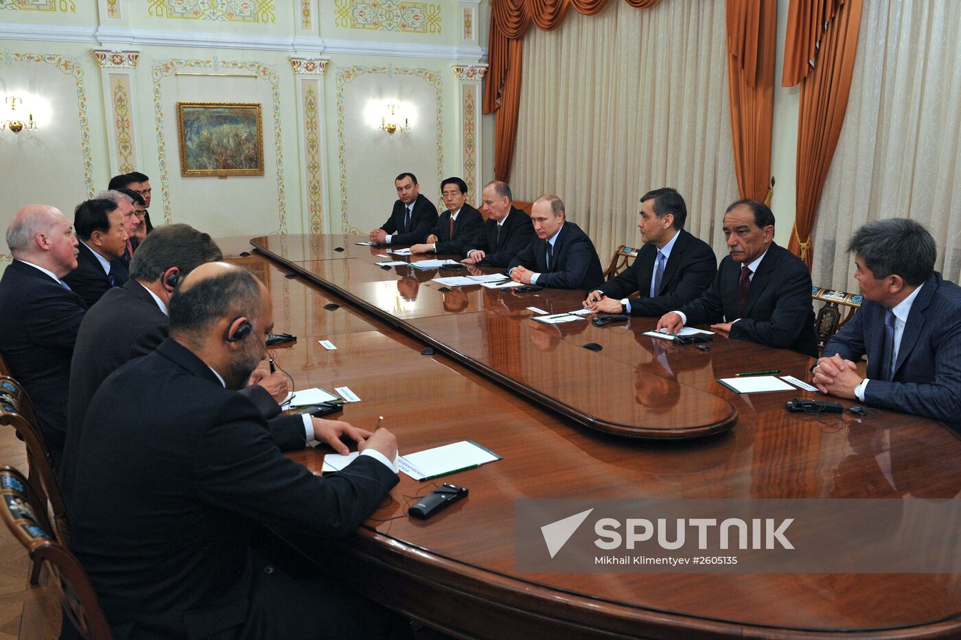 Russian President V.Putin meets with SCO national security councils' secretaries