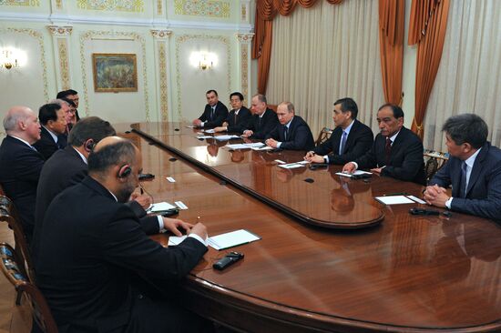 Russian President V.Putin meets with SCO national security councils' secretaries