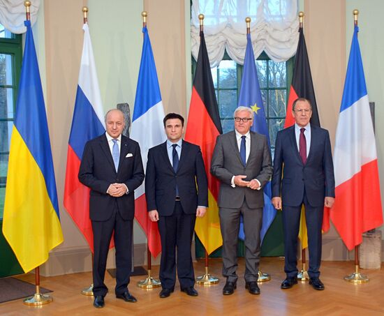 Meeting of "Normandy Four" foreign ministers