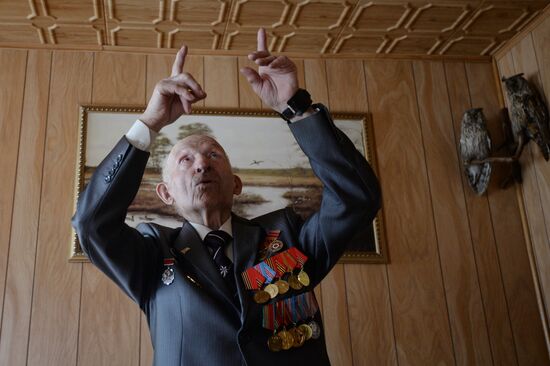 Great Patriotic War veteran Mikhail Chernyshov