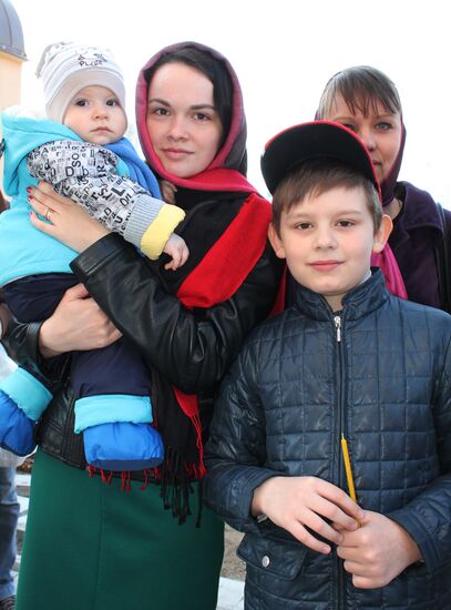 Orthodox Easter celebrated in Donetsk