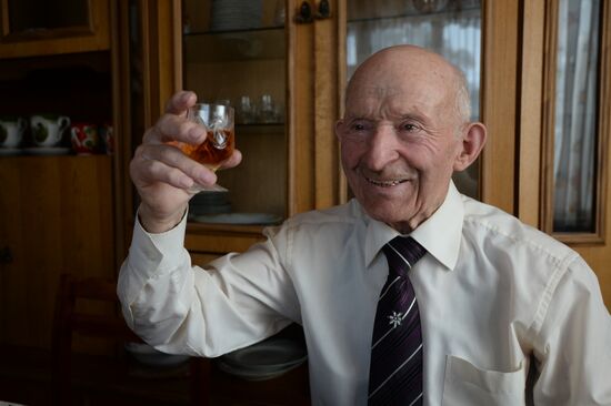Great Patriotic War veteran Mikhail Chernyshov