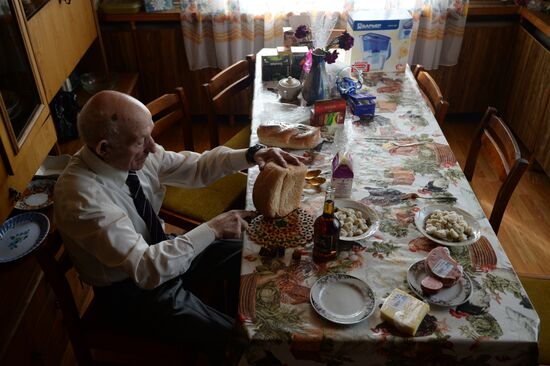 Great Patriotic War veteran Mikhail Chernyshov